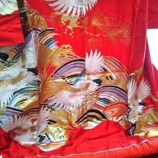 打掛・刺繍、豪華、華麗、［ユーズド］