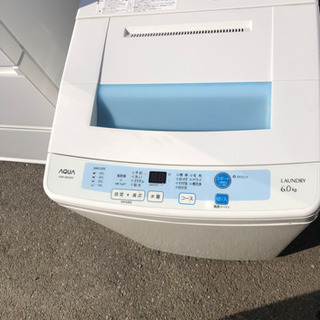 アクア洗濯機　6kg AQW-S60C 超美品です