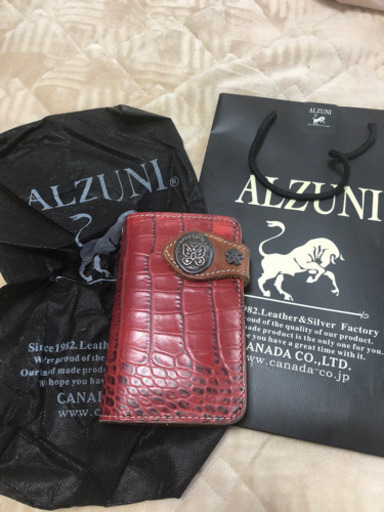 ALZUNI財布　赤色