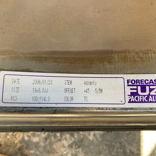 ロクサーニー19インチホイル