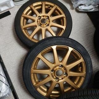 車のパーツ ENKEI teamSparco 15インチ タイヤホイールセット エンケイ