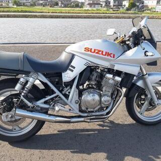 GSX250Sカタナ　バックステップ　ショート管付き