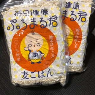 麦ごはん 毎日健康 ぷちまる君 計2kg 熊本県産 大麦