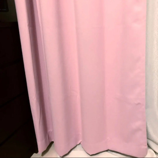 １級遮光カーテン ピンク Liliy 布施のカーテン ブラインドの中古あげます 譲ります ジモティーで不用品の処分