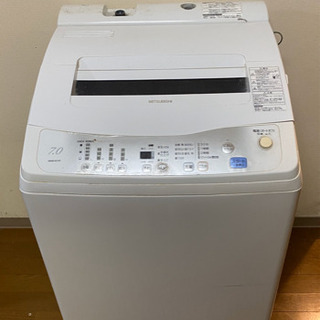 【譲ります】全自動洗濯機　MITSUBISHI 7L 故障