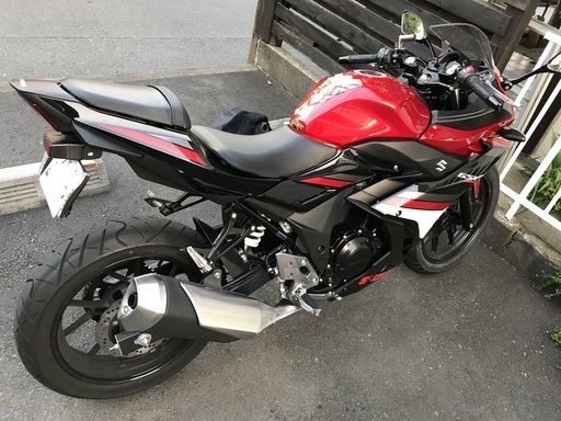 完了[4400km GSX250R]250cc 高年式！低走行！基本ノーマル！
