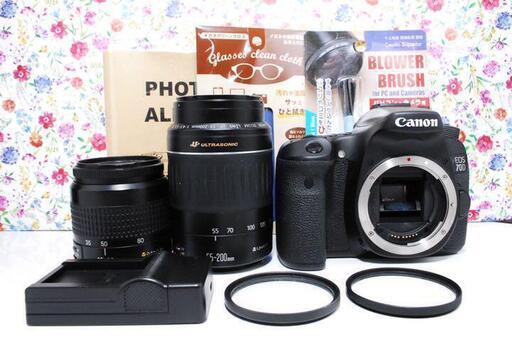☆全国発送対応☆交渉可☆◇超人気◇Canon 70D ダブルレンズセット