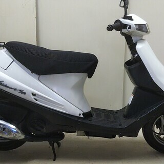 売約 スズキ 元祖 通勤快速 原付2種スクーター Suzuki アドレス V100 エレガント 希少なパールホワイト 最終型式 Ubere Kōki 福岡のスズキの中古あげます 譲ります ジモティーで不用品の処分