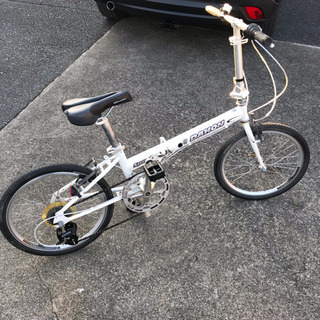 ダホン スピード 8速折りたたみ自転車 クロモリ