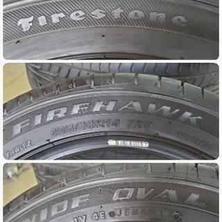 ◆◆SOLD OUT！◆◆交換工賃も込み♪165/55R14超バリ山！ファイアストン☆エアーバルブ新品交換無料・ホイールバランス調整無料・廃タイヤも無料で他にも特典付き♪