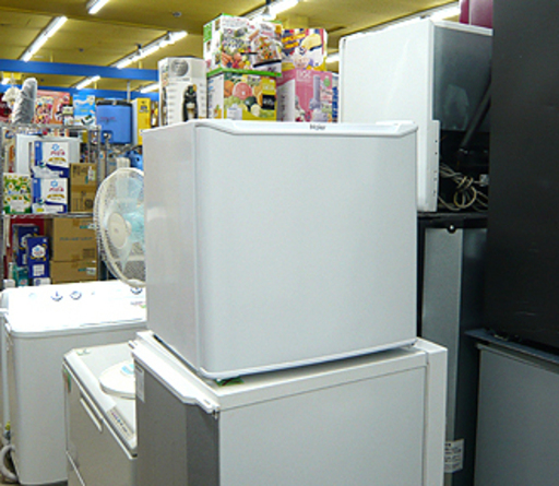 札幌 高年式 2019年製 40L ハイアール 1ドア冷蔵庫 Haier JR-N40H ホワイト 白 小型 キッチン 本郷通店