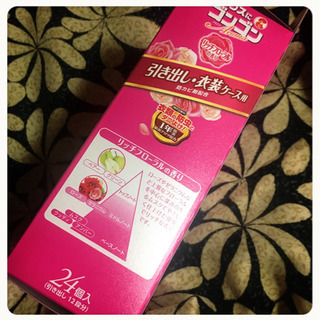 ご購入者様決定[未開封]防虫剤  タンスにゴンゴン アロマ  24個入り ピンク 1年防虫