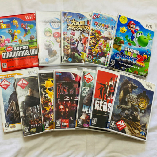 wiiセット#ソフト13本#ヌンチャク#マリオ#本体セット#おうち時間