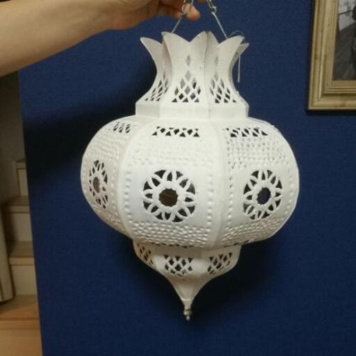 希少☆モロッコ製　ハンドメイド　未使用ランプシェード