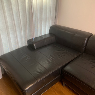 IKEA☆3人掛けソファ☆革シートで高級感あり♪ IKEA☆3人掛けソファ☆革シートで高級感あり♪