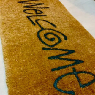 美品 STUSSY Livin'GENERAL STORE ドアマット ラグ