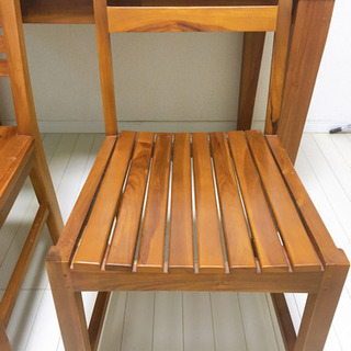 美品　SCANTEAKのダイニングテーブルとチェアー4脚