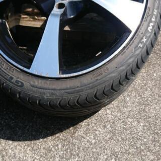 17インチ 7JJ 205/17/40 4本 中古 新品タイヤ2本付き