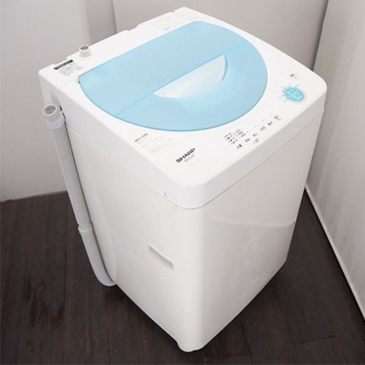 シャープ　全自動洗濯機！シンプルできれい！