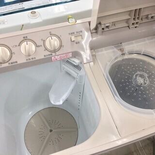 J286 日立 HITACHI 2層式洗濯機 PS-H45L 2019年製 クリーニング 動作確認