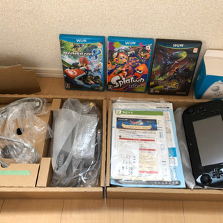 本日から明日の朝まで限定)お届け可 WiiU本体 ソフト3本