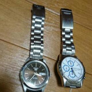 値下げしました☆SEIKO☆作動確認済み☆１つは自動巻き☆１つは...