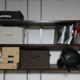 収納家具 突っ張り式 壁面収納ラック_3サイズセット（120,90,60cm）