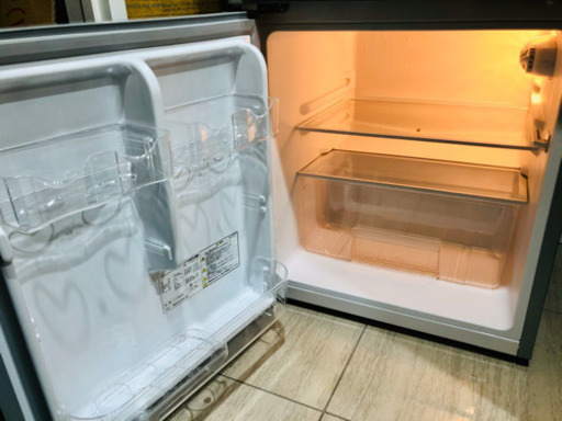 左右開き対応】TOHOTAIYO 2ドア冷蔵庫 90L TH-90L2 (シルバー) 【公式 