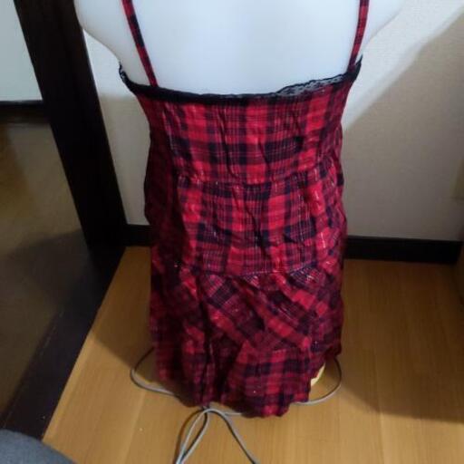 赤と黒のロック系キャミソールワンピ１５０サイズ 大福 北茅ケ崎のキッズ用品 子供服 の中古あげます 譲ります ジモティーで不用品の処分