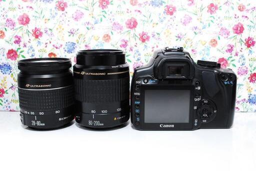 スマホ転送OK！Kiss X ダブルレンズ 望遠 セット ✨超望遠で遠くも対応