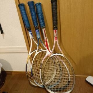 ソフトテニスラケット4本セット