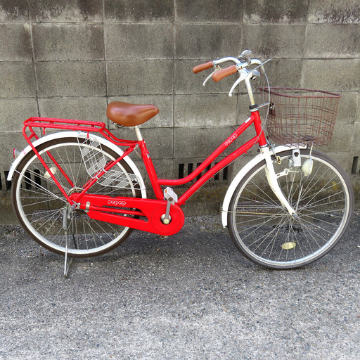 赤 の 自転車