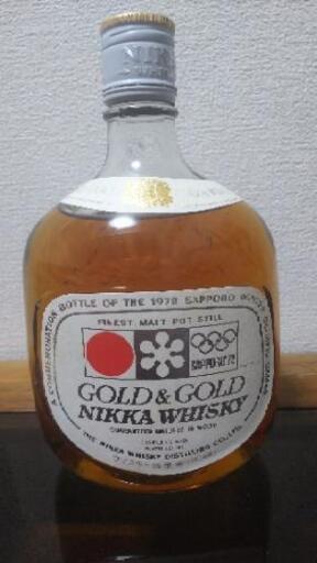札幌オリンピック'72 記念ボトル GOLD＆GOLD ニッカウイスキー