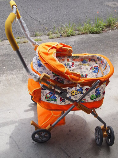 スティッチペット用ベビーカーほぼ未使用小型犬対応保存持ち運びバッグ付ペットキャリー えびちゃん 狭山のその他の中古あげます 譲ります ジモティーで不用品の処分