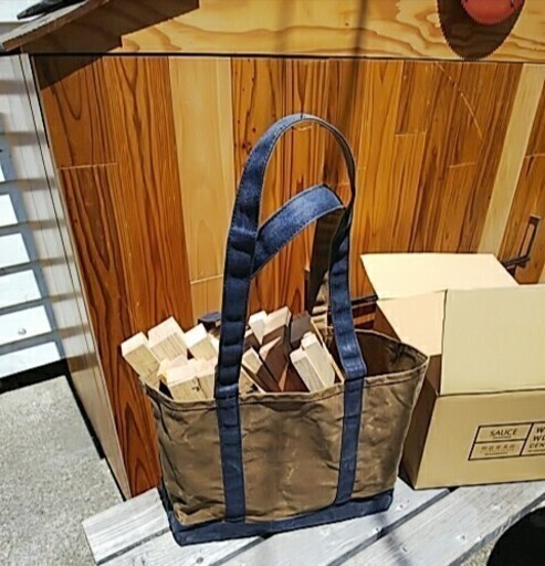 新発売！相談家具屋オリジナルトートバッグ\u0026薪(まき)のコラボ商品