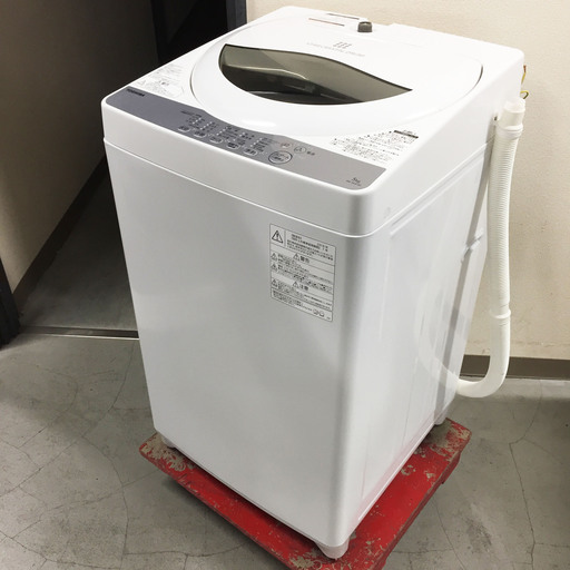 中古☆TOSHIBA 洗濯機 2018年製 5.0K