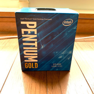 2カ月使用の美品　Pentium G5400