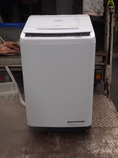 保証付　HITACHI 日立 BW-V80C 全自動洗濯機 ビートウォッシュ 8.0kg 2018年製