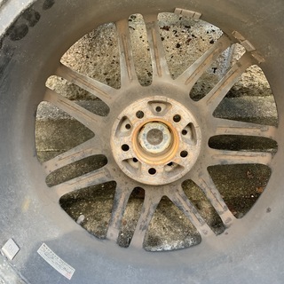 MONOGRAM webner 17×7J ET+48 PCD100 ハブ約65 グットイヤータイヤ付き
