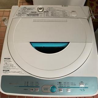 洗濯機　SHARP 2008年　4.5kg