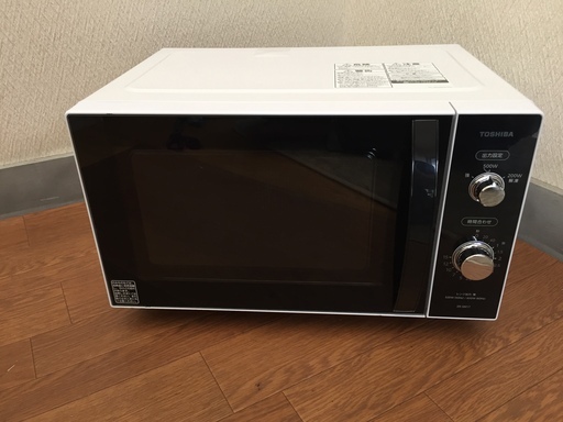 東芝 TOSHIBA 電子 レンジ 17L ホワイト フラット式