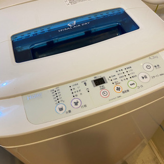 洗濯機　4.2kg 2015年製造　Haier
