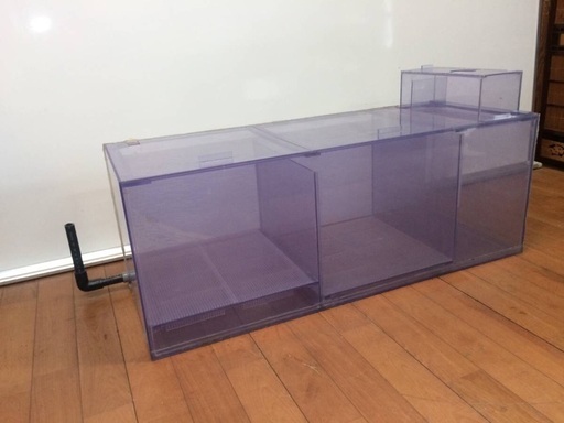 大型 水槽 アクリル素材 120cm×45cm×45cm 生簀 いけす 海水魚 熱帯魚 
