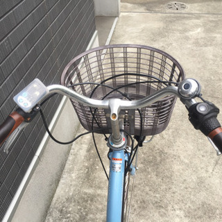 ブリジストン 26インチ 水色 サドルブリジストンの名前入りで新品 