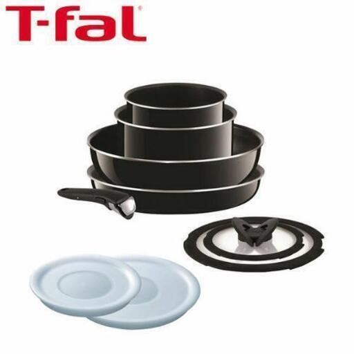 譲渡先決定【5/20まで】ほぼ新品 ティファール T-fal フライパン 鍋 ９点セット インジニオ・ネオ\n\n ガス火専用  IH非対応