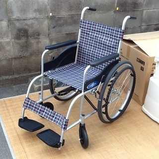 【介護用品】日進医療器の自走用車椅子 NEO-0 アルミ製・ノー...