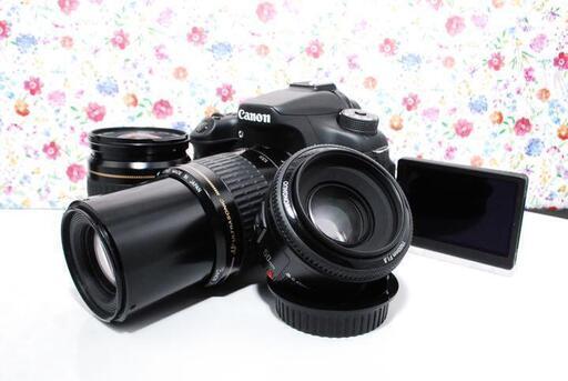 ☆全国発送対応☆交渉可☆◇超人気◇Canon EOS 70D トリプルレンズ