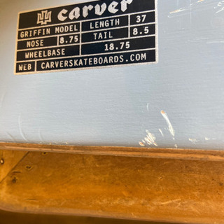 Carver カーバー スケートボード bones bearing swiss