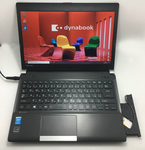 （取引中）office2019入り 薄型・堅牢・軽快　Core i5・新品SSD・８GB・DVD内蔵【東芝 dynabook R734/M】