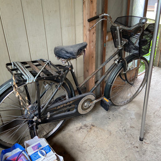 昔の古い自転車